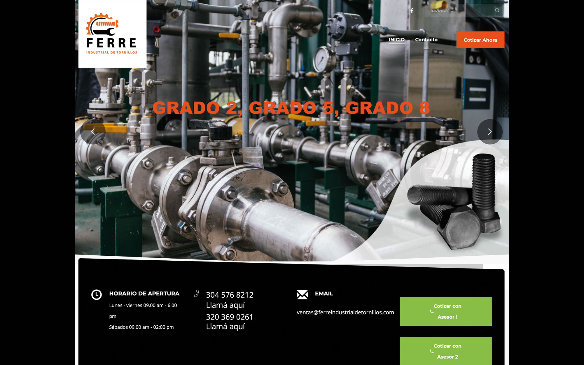 Pagina web Ferreindustrial